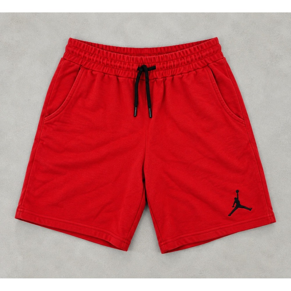 Nike Jordan Jumpman Mens XXL Red Sweat Shorts Athletic Basketball Pockets